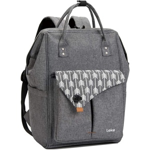 image:imageLekesky Laptop Backpack Women 156 Inch Travel Backpack for Work Stylish and Water Repellent Grey Backpack Work Stylish Waterproof Grey Grey01 156 inch