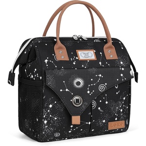 image:imageLekesky Pink Lunch Bag for Women Insulated Lunch Box Leakproof Lunchbox for Adult WorkD Constellation 2