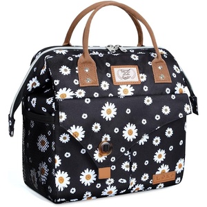 image:imageLekesky Pink Lunch Bag for Women Insulated Lunch Box Leakproof Lunchbox for Adult WorkD Daisy