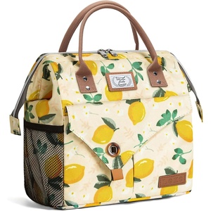 image:imageLekesky Pink Lunch Bag for Women Insulated Lunch Box Leakproof Lunchbox for Adult WorkD Lemon