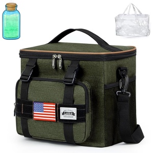 image:imageLekesky Reusable Lunch Bags15L24CAN Large Tactical Lunch Bag for Men Large Lunch Box for Men Army Green