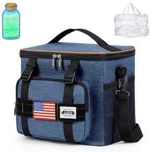 image:imageMen Ice Packs for Lunch Bags for Men Large Insulated Lunch Box with Leakproof PVC Bag Blue 15L