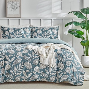image:imageLekesky King Size Duvet Cover Set Hazy Blue Duvet Cover UltraSoft Microfiber 3 Pieces Comforter Cover with Zipper and Corner Ties Includes 2 Pillowcases 20x36C Deep Tealno Comforter