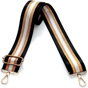 image:imageLekesky Purse Strap Replacement Crossbody Purse Strap for Women2 Inch  Black  Bronze Golden Glitter