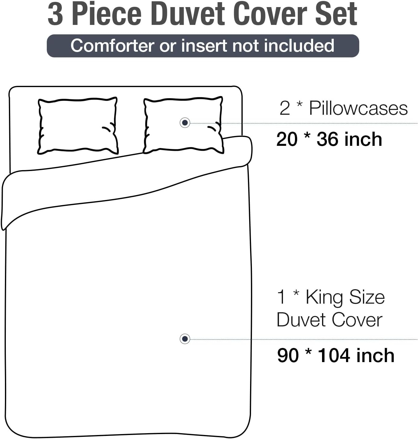 image:imageLekesky Duvet Cover Queen Size Reversible Botanical Floral Duvet Cover Set with Zipper Closure 3 Pieces Soft Microfiber Green Bedding Set 1Duvet Cover 90x90 2 Pillowcases 20x26A Emerald Greenno Comforter