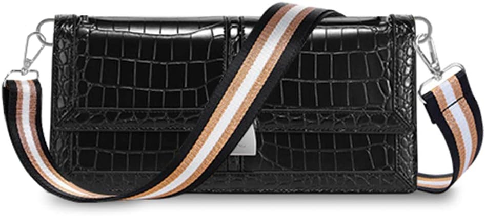 image:imageLekesky Purse Strap Replacement Crossbody Purse Strap for Women15 Inch Bronze Gold Black Golden Glitter