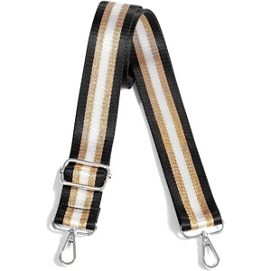 image:imageLekesky Purse Strap Replacement Crossbody Purse Strap for Women15 Inch  Bronze Gold  Black Golden Glitter